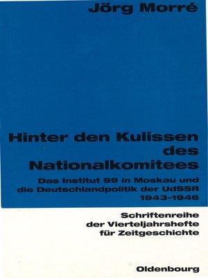 cover image of Hinter den Kulissen des Nationalkomitees